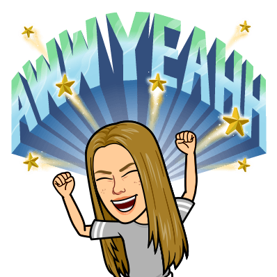 Excited Bitmoji