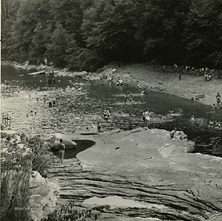 Audra beach area in 1950